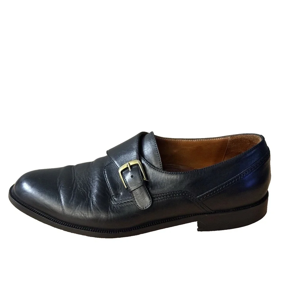 Bostonian Florentine Men's Sz 10D‎ Black Leather Loafers Dress Shoes 24190